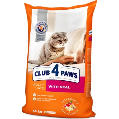 Club4Paws premium s teľacim mäsom 14 kg