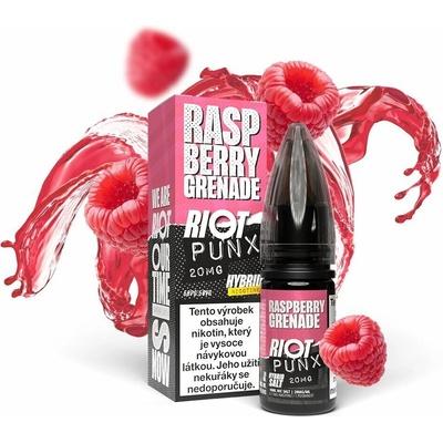 Riot Hybrid Salt Raspberry Grenade 10 ml 20 mg