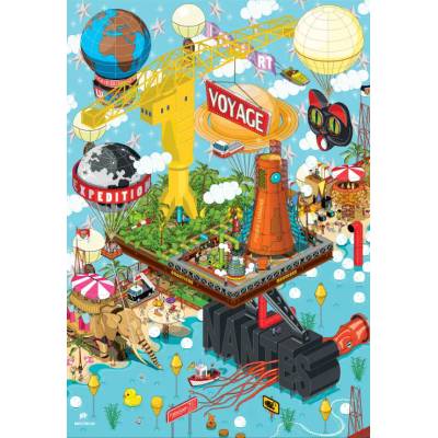 Grafika - Puzzle Nantes - Grue Titan - 1 000 piese