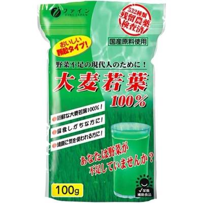 Fine Japan Ечемичена трева, 100 g, Fine Japan (002739 (000215) FJ)