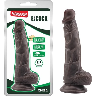 Дилдо с реалистична и модерна визия, 21, 6см. - Fashion Dude Brown (CHISA00198)