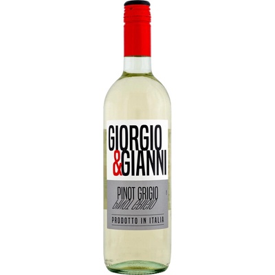 Giorgio & Gianni Pinot Grigio Biele 11% 0,75 l (čistá fľaša)