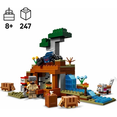 LEGO® Minecraft® 21269 Výprava do bane a pásovec