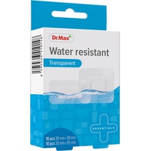 Dr.Max Water resistant Transparent 2 velikosti náplast 20 ks