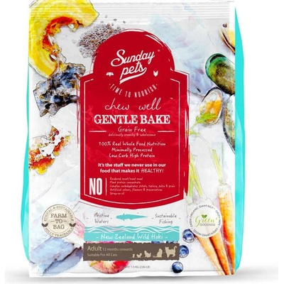 Sunday Pets Gentle Bake Hoki Fish Cat 1,3 kg