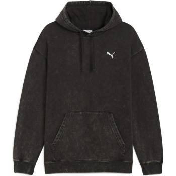 PUMA Суичър Puma Men's Elevated Relaxed Wash Overhead Hoodie - Black