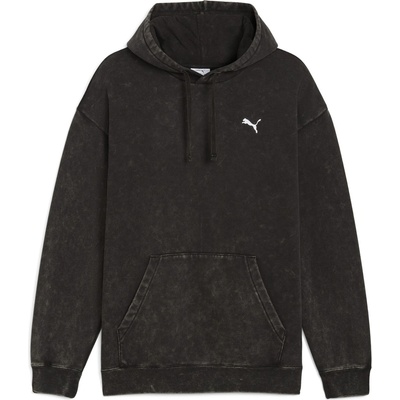 PUMA Суичър Puma Men's Elevated Relaxed Wash Overhead Hoodie - Black