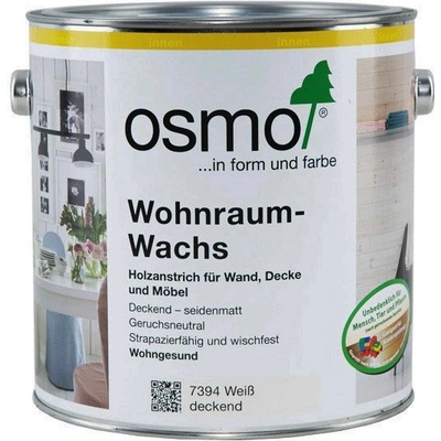 Osmo Interior Wax 7394 Бяло плътно - Интериорна вакса бързосъхнеща 0.75л (2948)