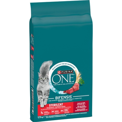 Purina One Bifensis Sterilcat hovädzie 2 x 9,75 kg