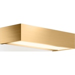 DECOR WALTHER Стенна лампа Box LED 25 см златна мат (0330682)