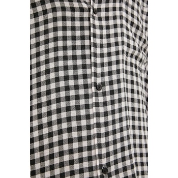 Won Hundred Риза Won Hundred мъжка в черно със свободна кройка с яка с копче 3550-14274 (3550.14274)