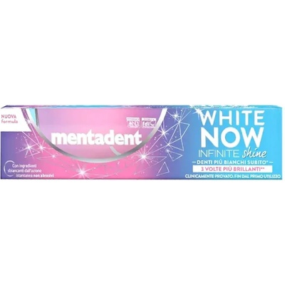 Signal Mentadent White Now Infinite Shine избелваща паста за зъби 75 мл