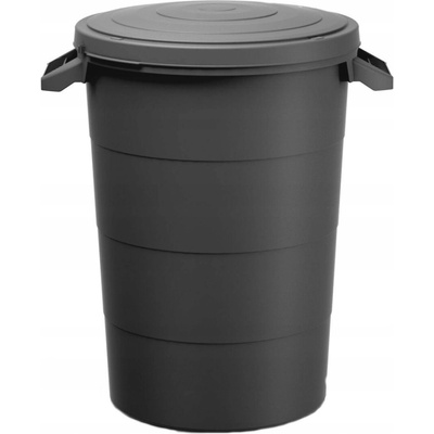 Smooth Záhradný kôš na odpadky 80 L čierny