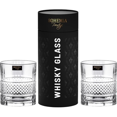 BOHEMIA PRESTIGE BOHEMIA PRESTIGE ELEGANTE POHÁR NA WHISKY V TUBĚ x 2 x 320 ml