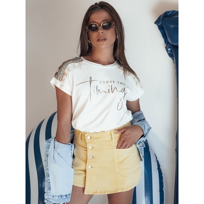 Dstreet SY0337 SUMERLUXE dámske šortky žlté