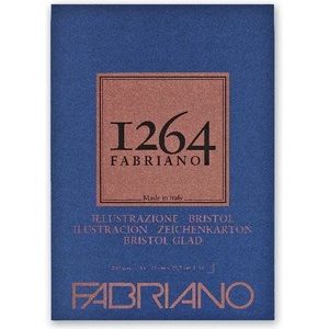 Fedrigoni 1264 Bristol 200g A4 50 листа лепенка за рисуване 19100654 (19100654)