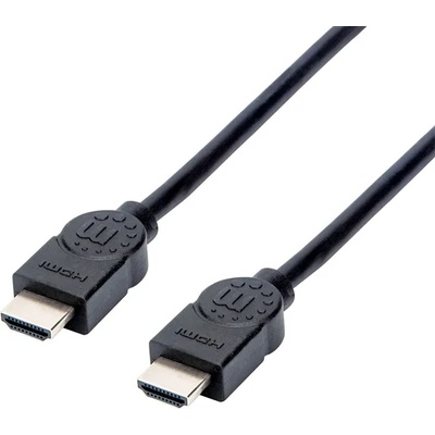 Manhattan Кабел Manhattan - HDMI към HDMI HDMI ( 4K30Hz, 3D, екраниран, 1, 5 м, черен) 355308 (355308)