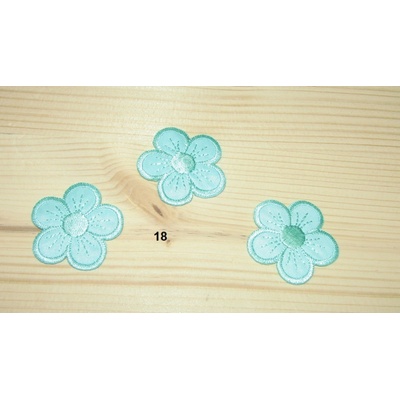 Nažehľovačka kvet priemer 3,5cm 18