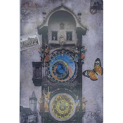 Ceduľa Praha orloj