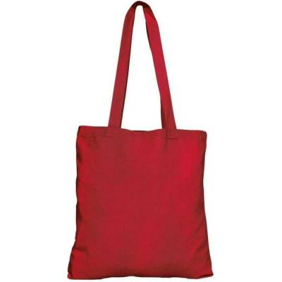 Bavlněná taška červená 135 gr - 380x420 mm (38x42 cm)