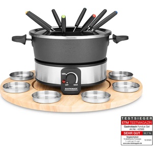 Gastroback Комплект електрическо фондю Gastroback, 1000W, Инокс/Черен (GAS.42566) - topmall