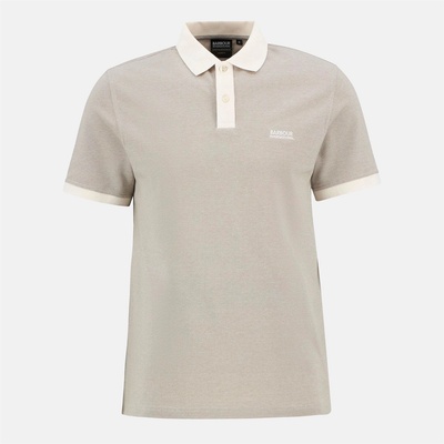 Barbour International Блуза с яка Barbour International Morley Oxford Polo Shirt - White/Brindle
