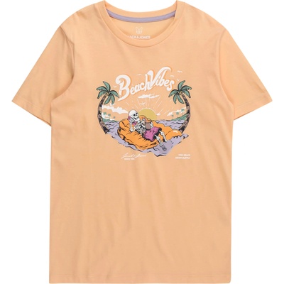 JACK & JONES Тениска 'ZION' оранжево, размер 128