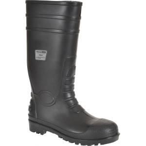 Portwest steelite safety wellington s4 fw94 / Предпазни ботуши s4 - черни 39 (fw94bkr39)