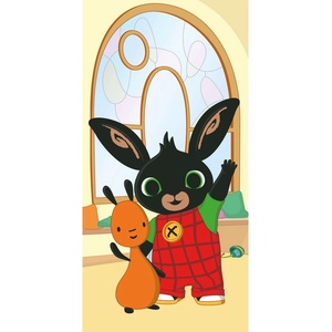 Jerry Fabrics Памучна детска кърпа 70x140 cm Bing "Hoppity" - Jerry Fabrics (24TW051)