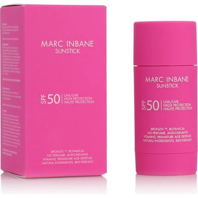 MARC INBANE Sunstick SPF50 Слънцезащитен продукт за лице 15 g цвят розова