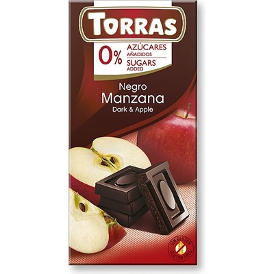 TORRAS HOŘKÁ S JABLKEM A SLADIDLY 75 G