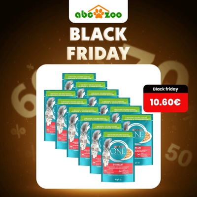 Purina One Cat SterilCat mini filetky s morkou a zelenými fazuľkami v šťave 12 x 85 g