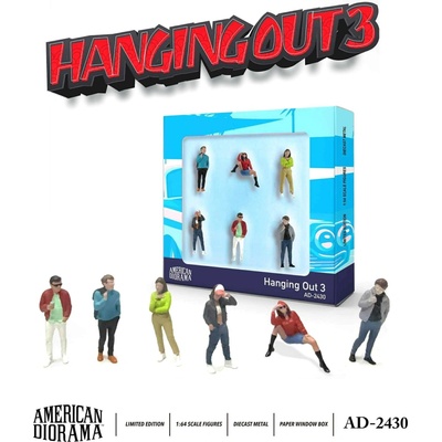 American Diorama Figure set Behind the Scenes 2 1:64