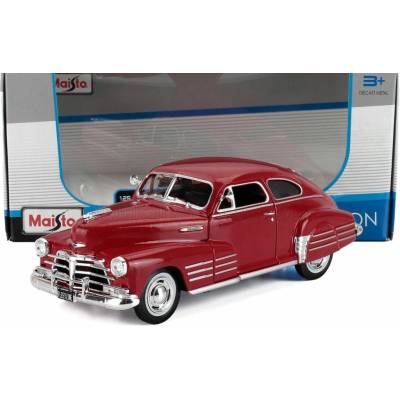 MAISTO CHEVROLET CHEVY FLEETLINE AEROSEDAN 1948 RED 1:25