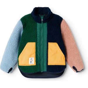 LIEWOOD Детско поларено яке LIEWOOD Kid's Noam Pile Jacket Fleece jacket - Garden Green Multi Mix II - размер 128 (EU) (703-6689-1019)