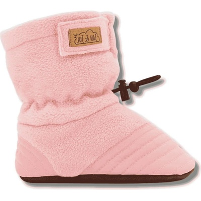 JAN & JUL, Stay-Put Cozy Booties capáčky Dusty Pink