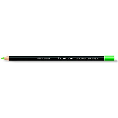 STAEDTLER Молив за маркиране, цялостен, водоустойчив (стъклоцветен), STAEDTLER "Lumocolor 108 20", зелен 108 20-5 (108 20-5)