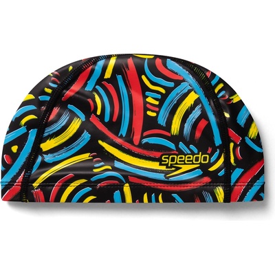 Speedo Юношеска шапка Speedo Junior Pace Cap - Blk/Red/Yellow