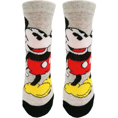 Mickey Mouse MIC 102 Chlapčenské ponožky sivá