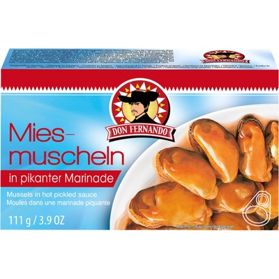 Don Fernando Mušle v pikantní marinádě 111 g