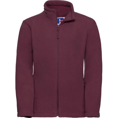 Russell mikina 870B na zip Burgundová