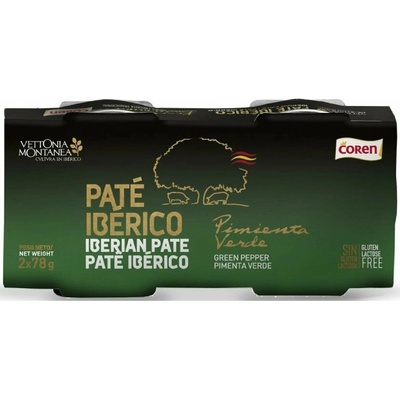 Coren Játrová paštika Ibérico s pepřem 2 x 78 g