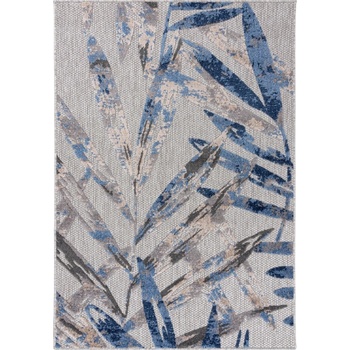 Makro Abra Aventura EC68B Listí palmy šedý / modrý