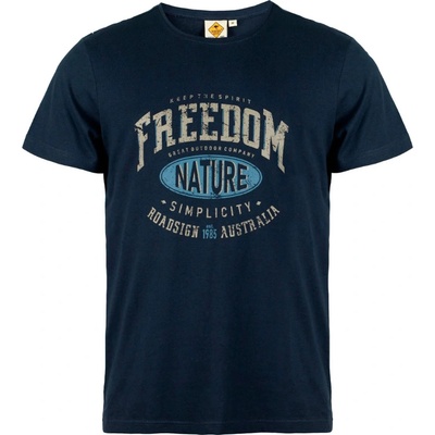 Pánské tričko Freedom Roadsign Australia modrá
