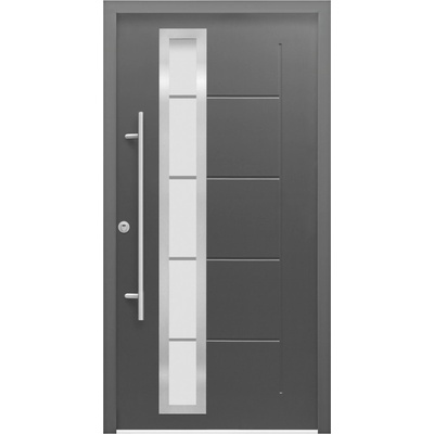 Splendoor Bezpečnostní vchodové dveře ThermoSpace Prime Paris RC2 Antracit 110 x 210 cm, panty L