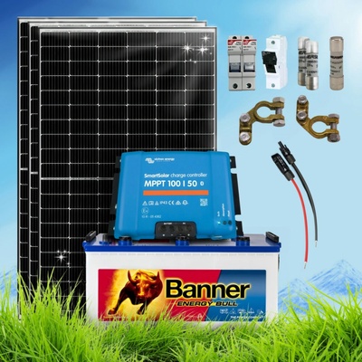 SVP Solar 1140 Wp ostrovní systém 24V 230Ah Banner bez konstrukce