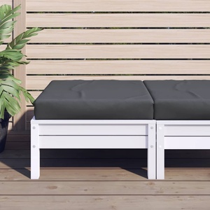 vidaXL Палетна възглавница, антрацит, 60x60x9, 5 см, Оксфорд плат (361792)
