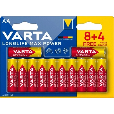 Varta Longlife Max Power AA LR06 12 ks 4706101462
