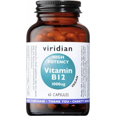 Viridian High Potency Vitamín B12 60 kapsúl