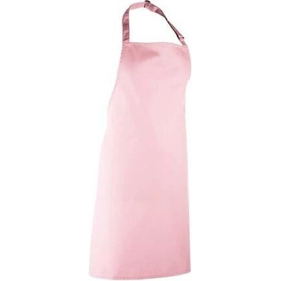 Premier Workwear Klasická zástěra za krk PR150 Pink Pantone 1895 72x86cm